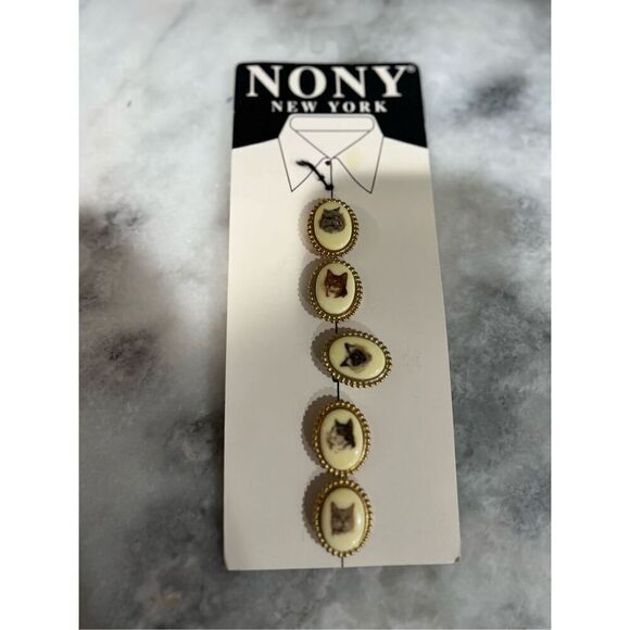 Nony Vintage look Cameo button covers #6 - Picture 1 of 5